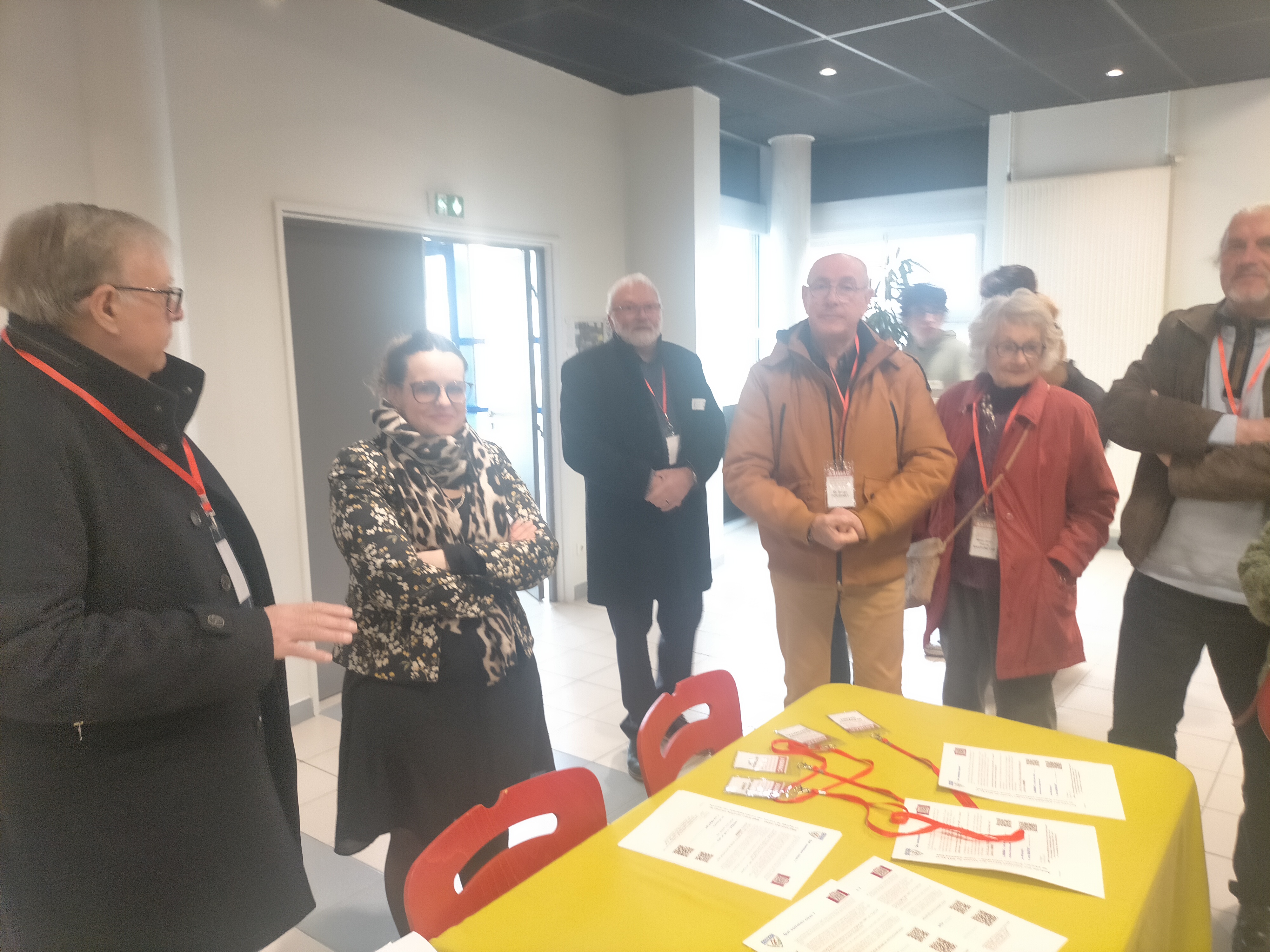 Visite des établissements Hertus à Champniers.