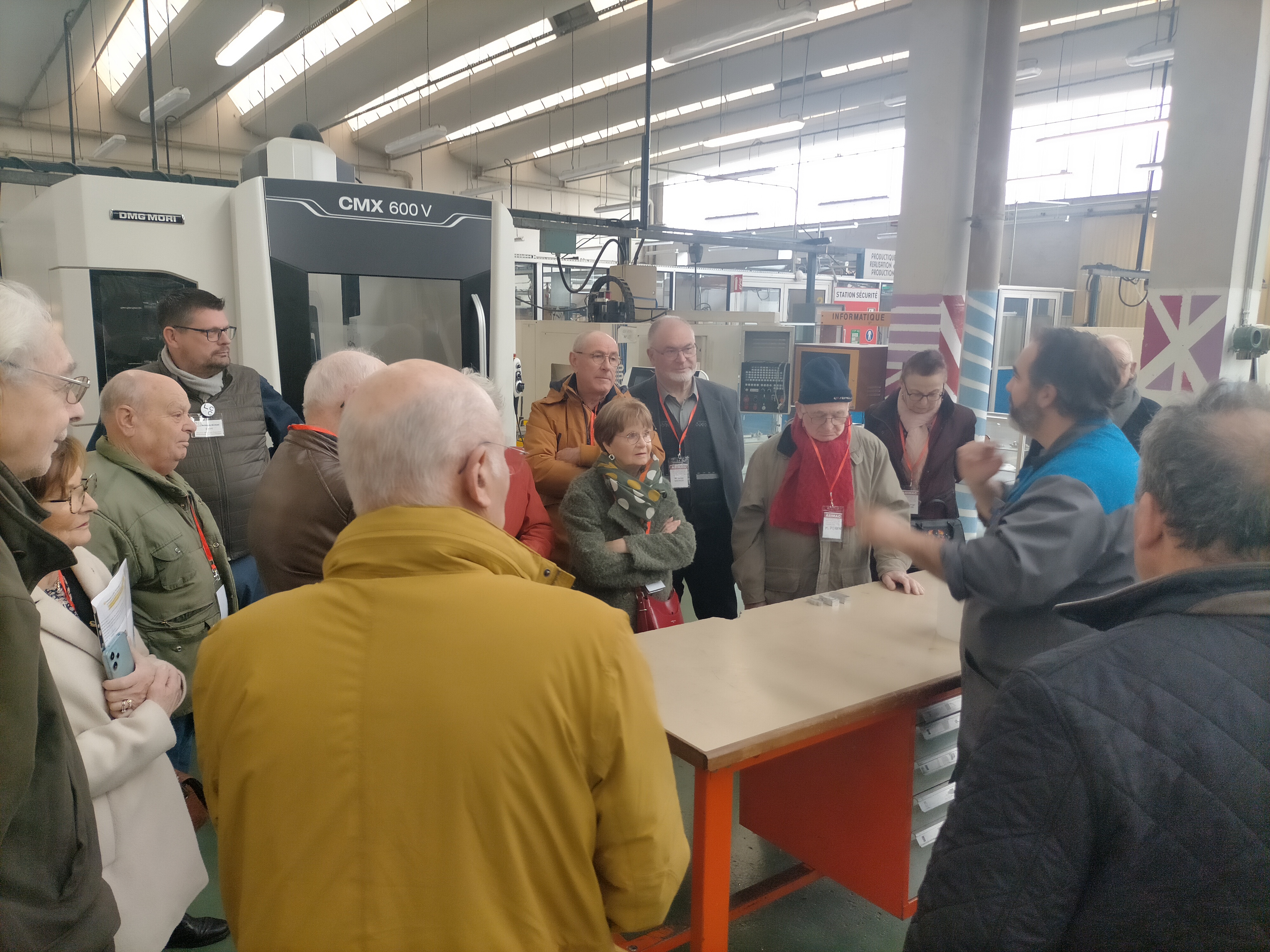 Visite des établissements Hertus à Champniers.