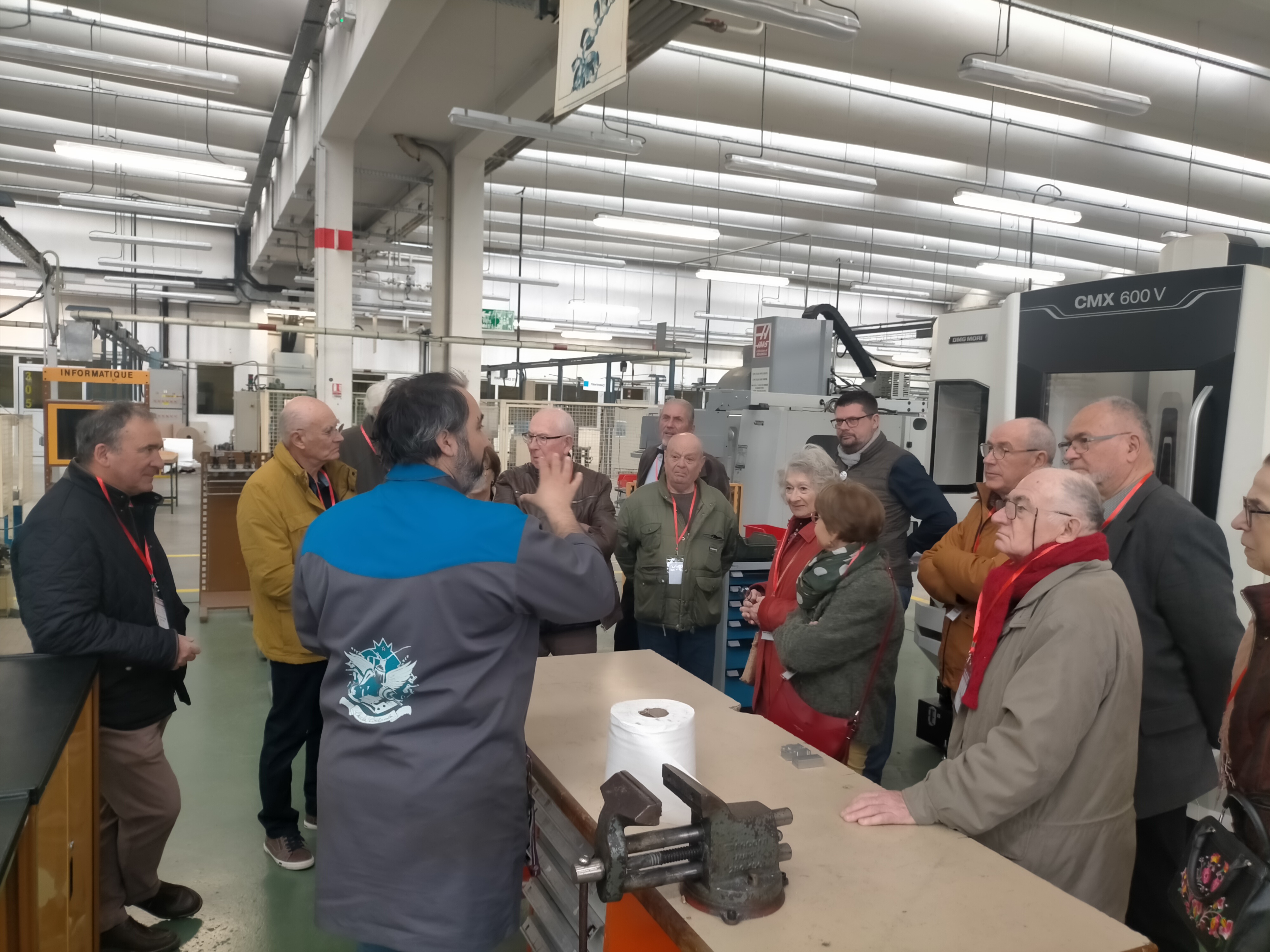 Visite des établissements Hertus à Champniers.