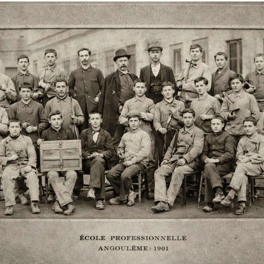 Première photo d'une section de l'école professionnelle.